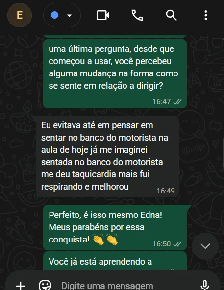 Relato real sobre começar a se imaginar no banco do motorista